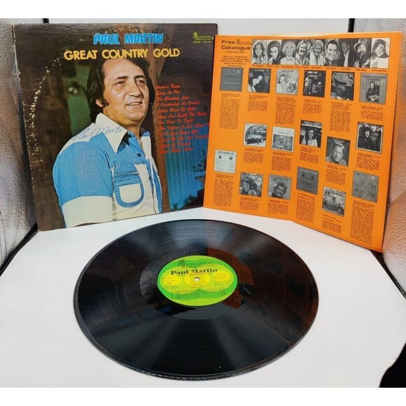 Vintage 1979 Paul Martin Great Country Gold Album Record Vinyl Mountain Records - Picture 6 of 10